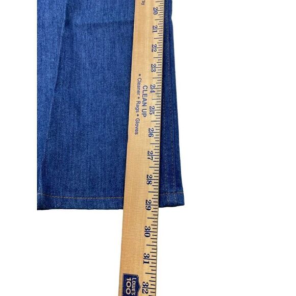 Vtg 1970's Wrangler Blue Jean Regular Fit Dead Stock Straight Boot 48x30 1J115MW - Picture 7 of 14